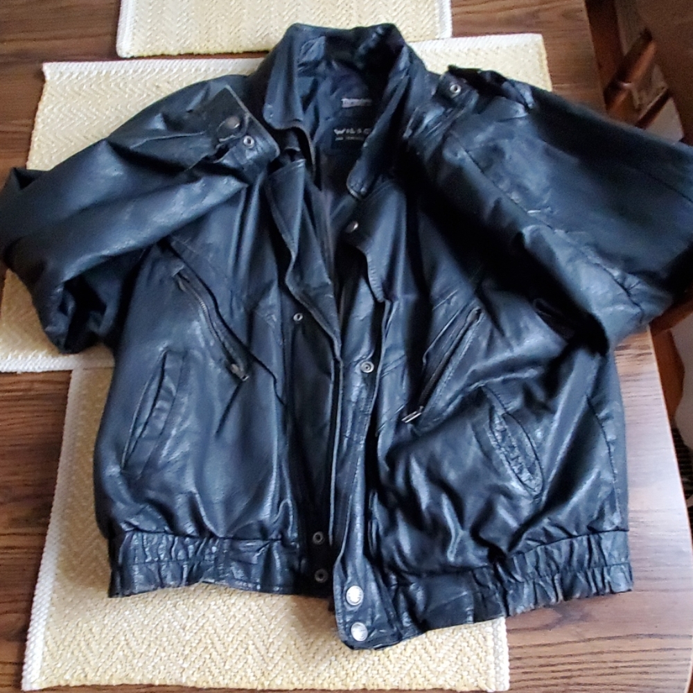 Wilson leather coat